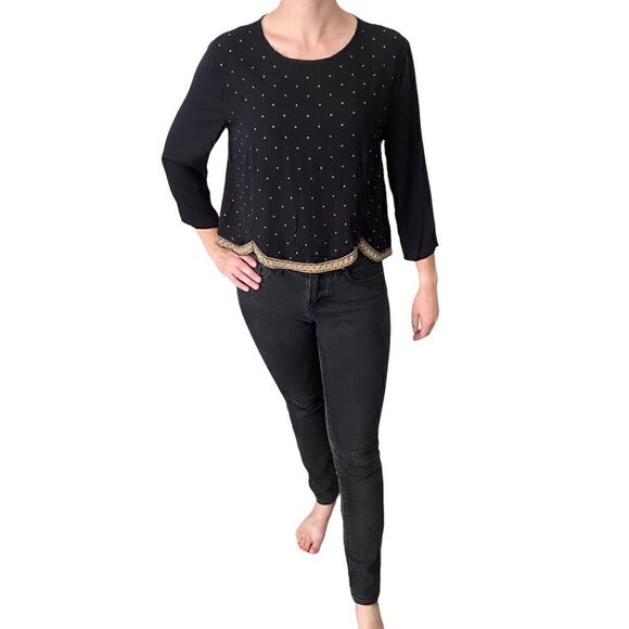 Black blouse, Francesca’s   - Picture 2 of 11